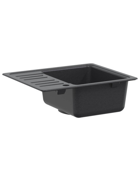 Lavello da cucina con gocciolatoio Granito 57.5 x 46 x 28 cm