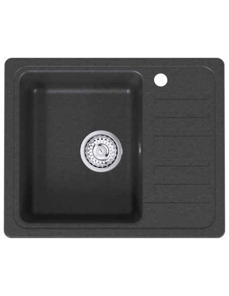 Lavello da cucina con gocciolatoio Granito 57.5 x 46 x 28 cm