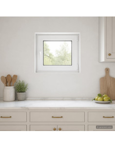 Finestra per Soffitta RISOR 60 x 55 cm PVC e Vetro