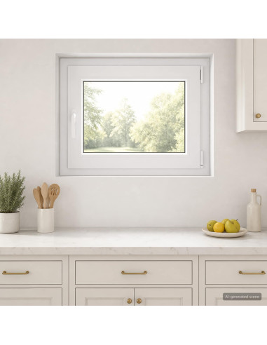 Finestra per Soffitta RISOR 50 x 55 cm PVC e Vetro