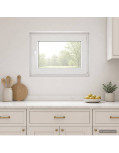 Finestra per Soffitta RISOR 80 x 55 cm PVC e Vetro