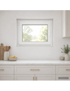 Finestra per Soffitta RISOR 80 x 55 cm PVC e Vetro
