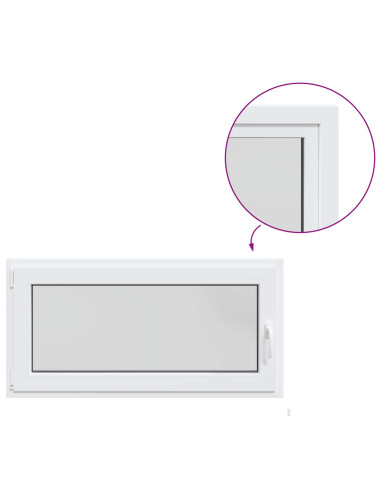 Finestra per Soffitta RISOR 120 x 50 cm PVC e Vetro