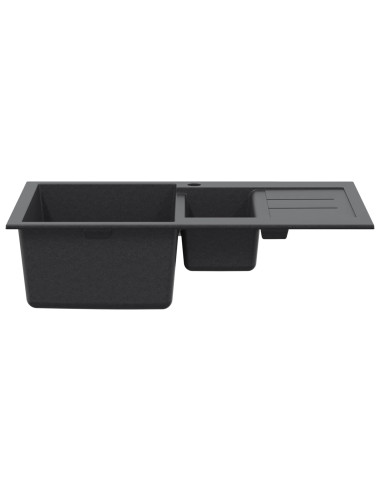 Lavello da cucina a doppia vasca Granito 80 x 50 x 30,5 cm