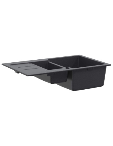 Lavello da cucina a doppia vasca Granito 80 x 50 x 30,5 cm