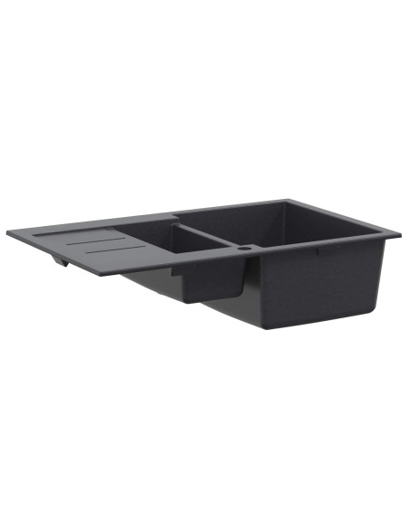 Lavello da cucina a doppia vasca Granito 80 x 50 x 30,5 cm