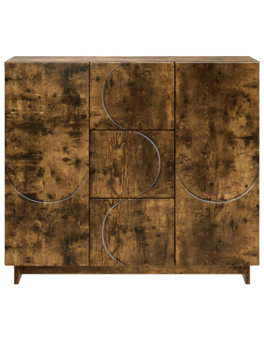 Credenza Rovere Fumo 85,5 x 31 x 75 cm Legno ingegnerizzato