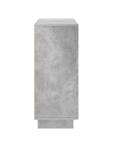 Credenza Grigio Cemento 85,5 x 31 x 75 cm Legno ingegnerizzato