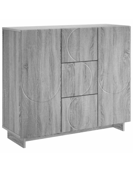 Credenza Sonoma grigio 85,5 x 31 x 75 cm Legno ingegnerizzato