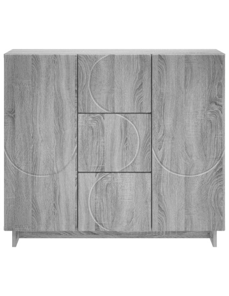 Credenza Sonoma grigio 85,5 x 31 x 75 cm Legno ingegnerizzato