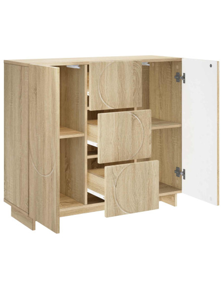 Credenza Rovere Sonoma 85,5 x 31 x 75 cm Legno ingegnerizzato