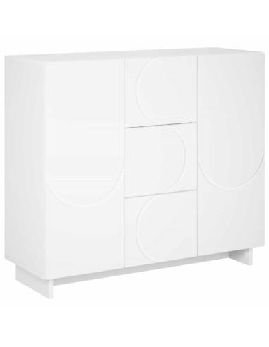 Credenza Bianco 85,5 x 31 x 75 cm Legno ingegnerizzato