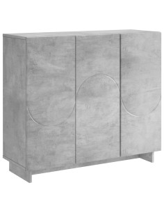 Credenza Grigio Cemento 85,5 x 31 x 75 cm Legno ingegnerizzato 2