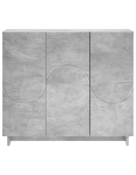 Credenza Grigio Cemento 85,5 x 31 x 75 cm Legno ingegnerizzato