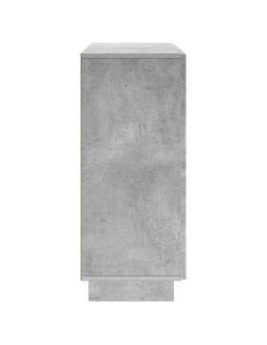 Credenza Grigio Cemento 85,5 x 31 x 75 cm Legno ingegnerizzato