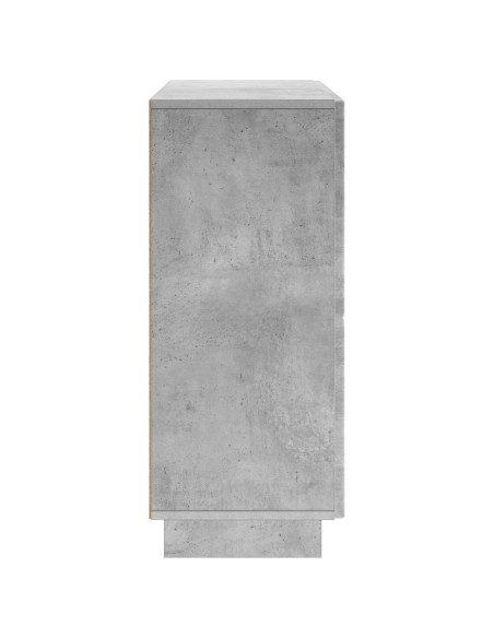 Credenza Grigio Cemento 85,5 x 31 x 75 cm Legno ingegnerizzato