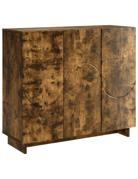 Credenza Rovere Fumo 85,5 x 31 x 75 cm Legno ingegnerizzato