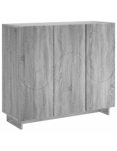 Credenza Sonoma grigio 85,5 x 31 x 75 cm Legno ingegnerizzato 2