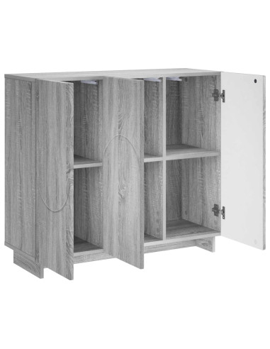 Credenza Sonoma grigio 85,5 x 31 x 75 cm Legno ingegnerizzato