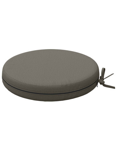 Cuscini per Sedia in 4 Pezzi SOEST 4 pz 100% Poliestere Grigio