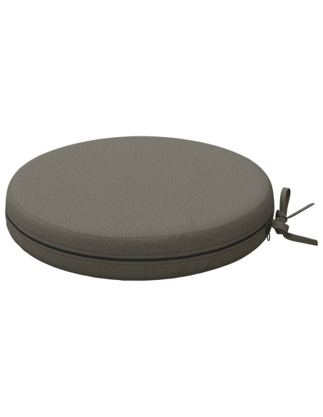 Cuscini per Sedia in 4 Pezzi SOEST 4 pz 100% Poliestere Grigio