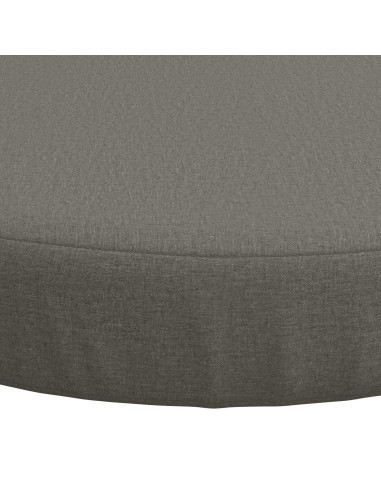 Cuscini per Sedia in 4 Pezzi SOEST 4 pz 100% Poliestere Grigio