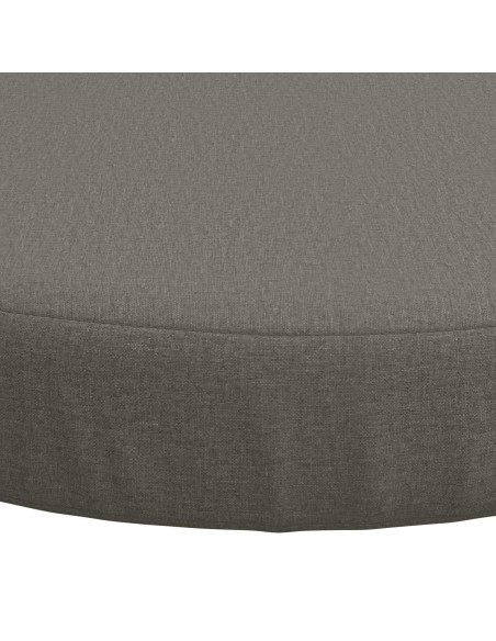 Cuscini per Sedia in 4 Pezzi SOEST 4 pz 100% Poliestere Grigio