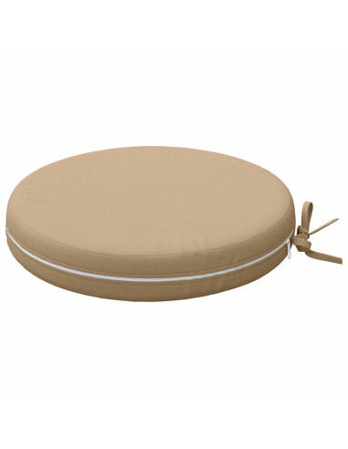 Cuscini per Sedia in 4 Pezzi SOEST 4 pz 100% Poliestere Sabbia