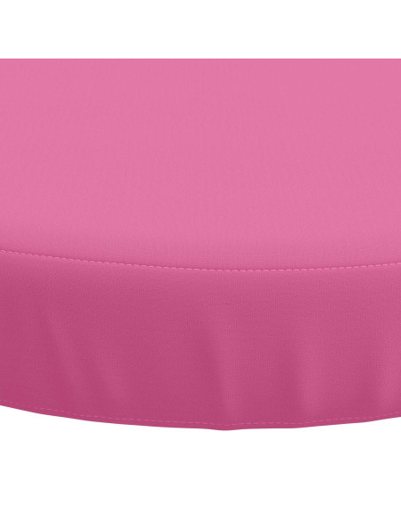 Cuscini per Sedia in 4 Pezzi SOEST 4 pz 100% Poliestere Rosa
