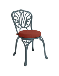 Cuscini per Sedia in 4 Pezzi SOEST 4 pz 100% Poliestere Rosso 2