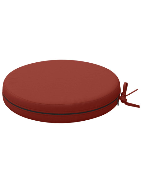 Cuscini per Sedia in 4 Pezzi SOEST 4 pz 100% Poliestere Rosso
