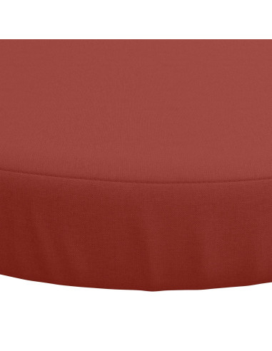 Cuscini per Sedia in 4 Pezzi SOEST 4 pz 100% Poliestere Rosso