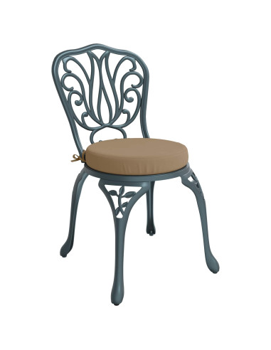 Cuscini per Sedia in 4 Pezzi SOEST 4 pz 100% Poliestere Tortora