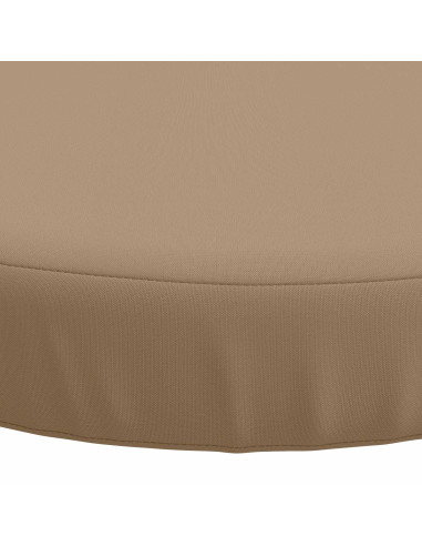 Cuscini per Sedia in 4 Pezzi SOEST 4 pz 100% Poliestere Tortora