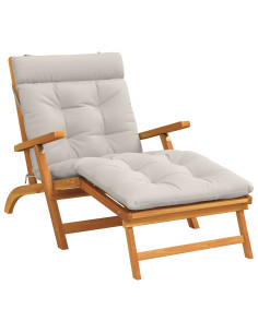 Cuscino per Lettino VIANEN 100% Poliestere Bianco 2