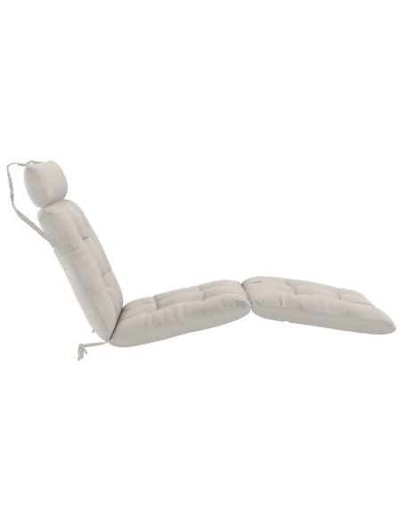 Cuscino per Lettino VIANEN 100% Poliestere Bianco