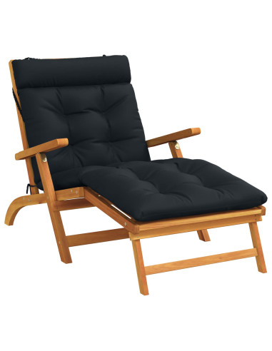 Cuscino per Lettino VIANEN 100% Poliestere Blu Scuro