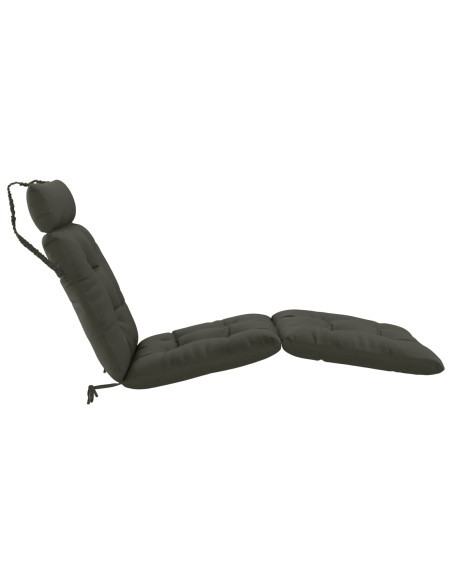 Cuscino per Lettino VIANEN 100% Poliestere Antracite