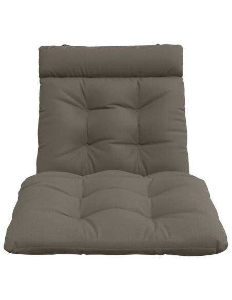 Cuscino per Lettino VIANEN 100% Poliestere Grigio