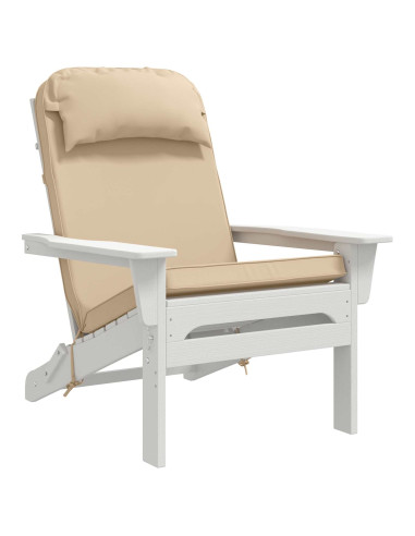 Cuscino per Lounger Sole 100% Poliestere Crema 55 x 124 x 5 cm
