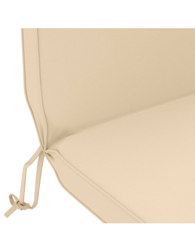 Cuscino per Lounger Sole 100% Poliestere Crema 55 x 124 x 5 cm