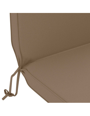 Cuscino per Lounger Sole 100% Poliestere Tortora