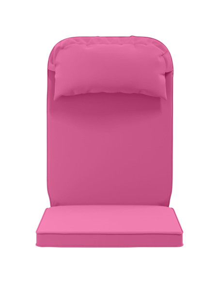 Cuscino per Lounger Sole 100% Poliestere Rosa 55 x 124 x 5 cm