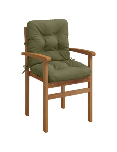 Cuscini per Sedia Alta in 2 Pezzi VIANEN 2 pcs 100% Poliestere