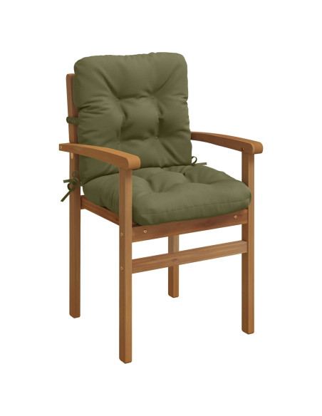 Cuscini per Sedia Alta in 2 Pezzi VIANEN 2 pcs 100% Poliestere