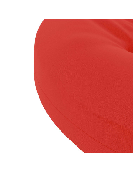 Cuscini per Sedia in 4 Pezzi 4 pz 100% Poliestere Rosso