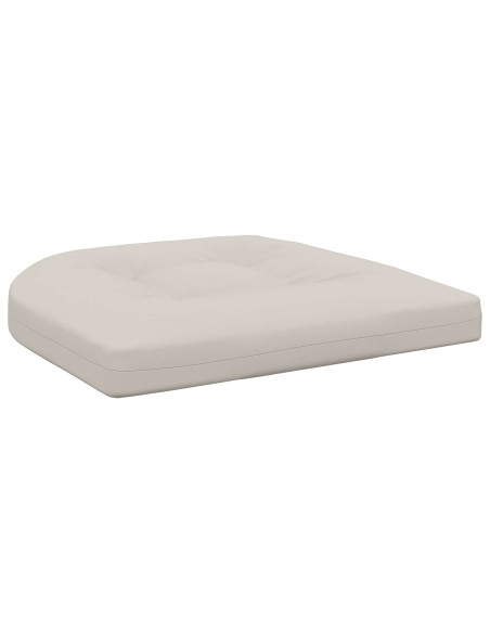 Cuscini per Sedia in 4 Pezzi 4 pz 100% Poliestere Bianco