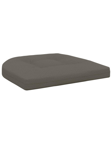 Cuscini per Sedia in 4 Pezzi 4 pz 100% Poliestere Grigio