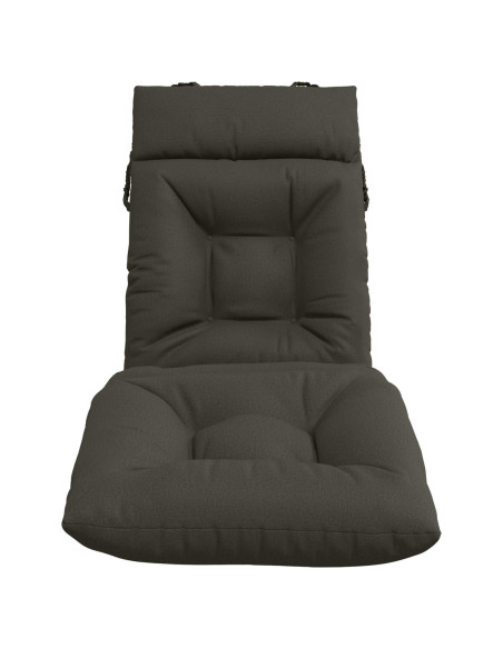 Cuscino per Lettino VIANEN 100% Poliestere Antracite