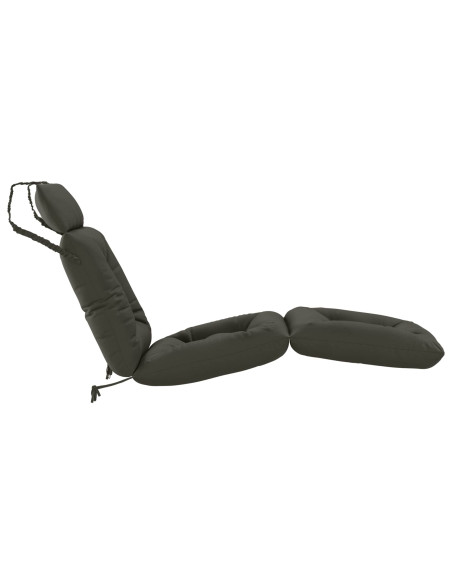 Cuscino per Lettino VIANEN 100% Poliestere Antracite